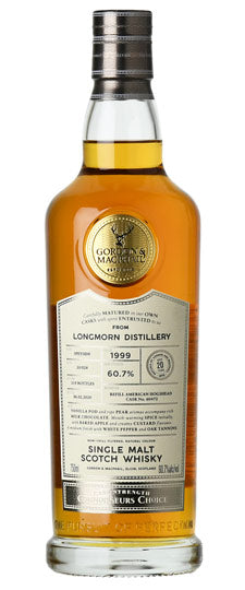 Gordon & Macphail Longmorn Single Malt Scotch Whisky Cask Strength Connoisseurs Choice (Batch 20/028) 1999 20 year 750 ml