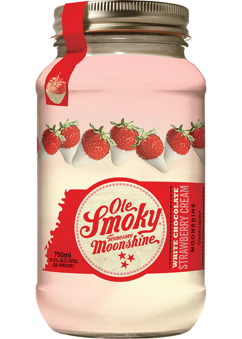 Ole Smoky Tennessee Moonshine White Chocolate Strawberry Cream 750 ml