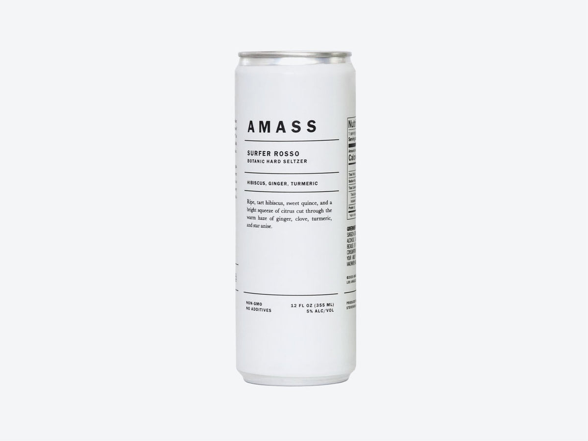 Amass Amass Surfer Rosso Botanic Hard Seltzer (4 Pack ) 12oz 375ml