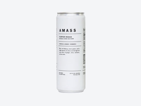 Amass Amass Surfer Rosso Botanic Hard Seltzer (4 Pack ) 12oz 375ml