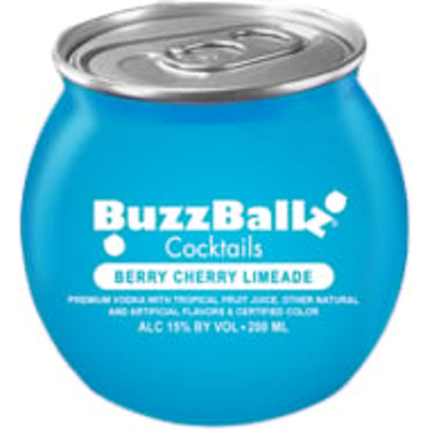 Buzzballz Cocktails Berry Cherry Limeade 24 pack 200 ml
