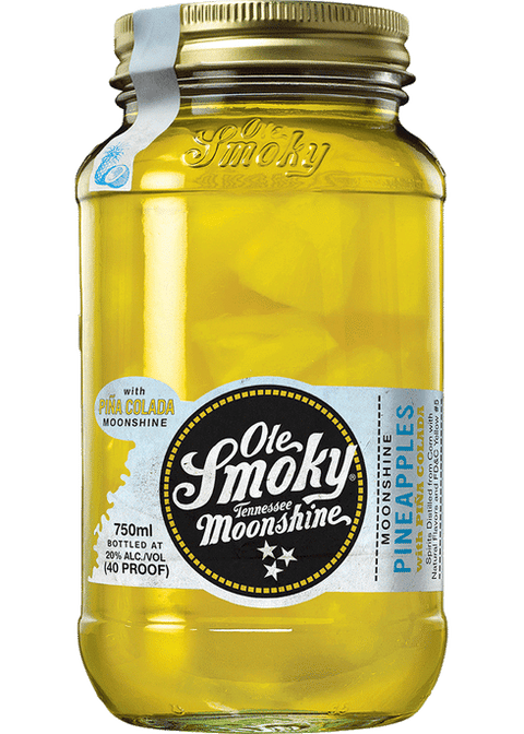 Ole Smoky Pineapples with Pina Colada Moonshine 750ml