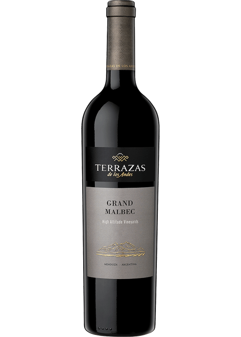 Terrazas De Los Andes Grand Malbec High Altitude vineyards 750ml