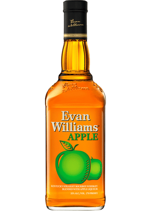 Evan Williams Apple Kentucky Straight Bourbon Whiskey 750 ml