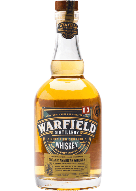 Warfield Distillery Certified Organic American Whiskey 750ml