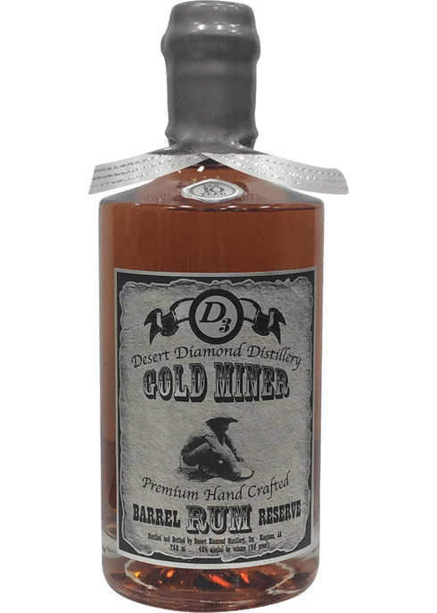Desert Diamond Distillery Gold Miner Barrel Rum Reserve 750 ML