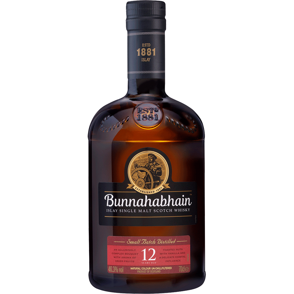 Bunnahabhain 12 yr small batch single malt whisky 750 ml
