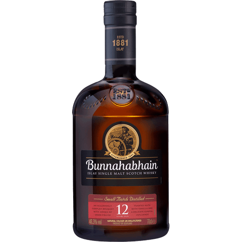 Bunnahabhain 12 yr small batch single malt whisky 750 ml