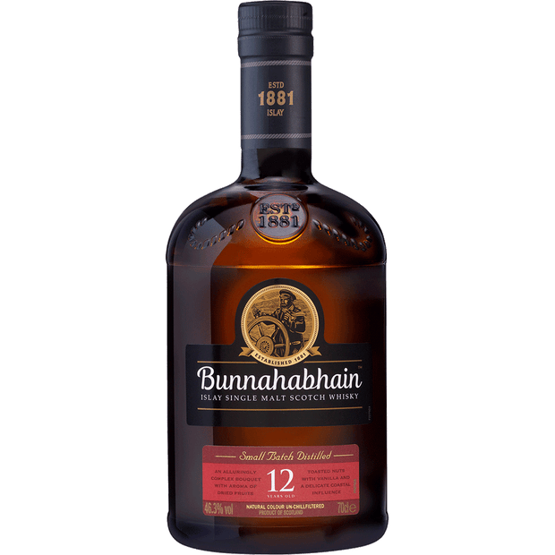 Bunnahabhain 12 yr small batch single malt whisky 750 ml