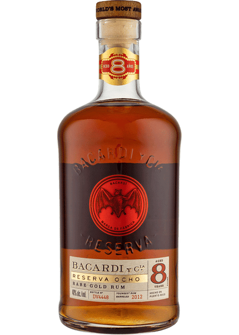 Bacardi Reserva Ocho Rum 8 year 750ml