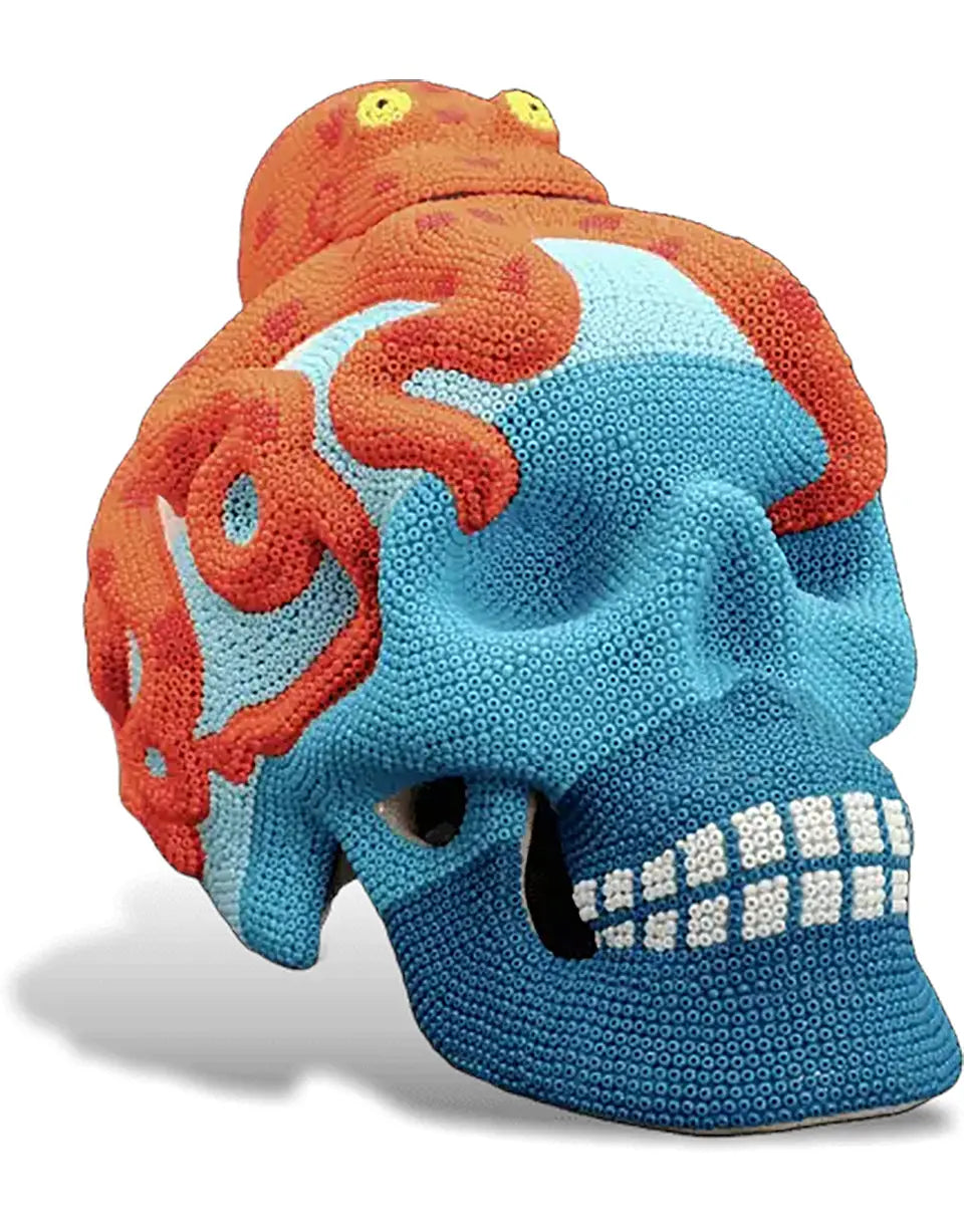 Octo Blue Huichol Extra Anejo Tequila 750ml bottle