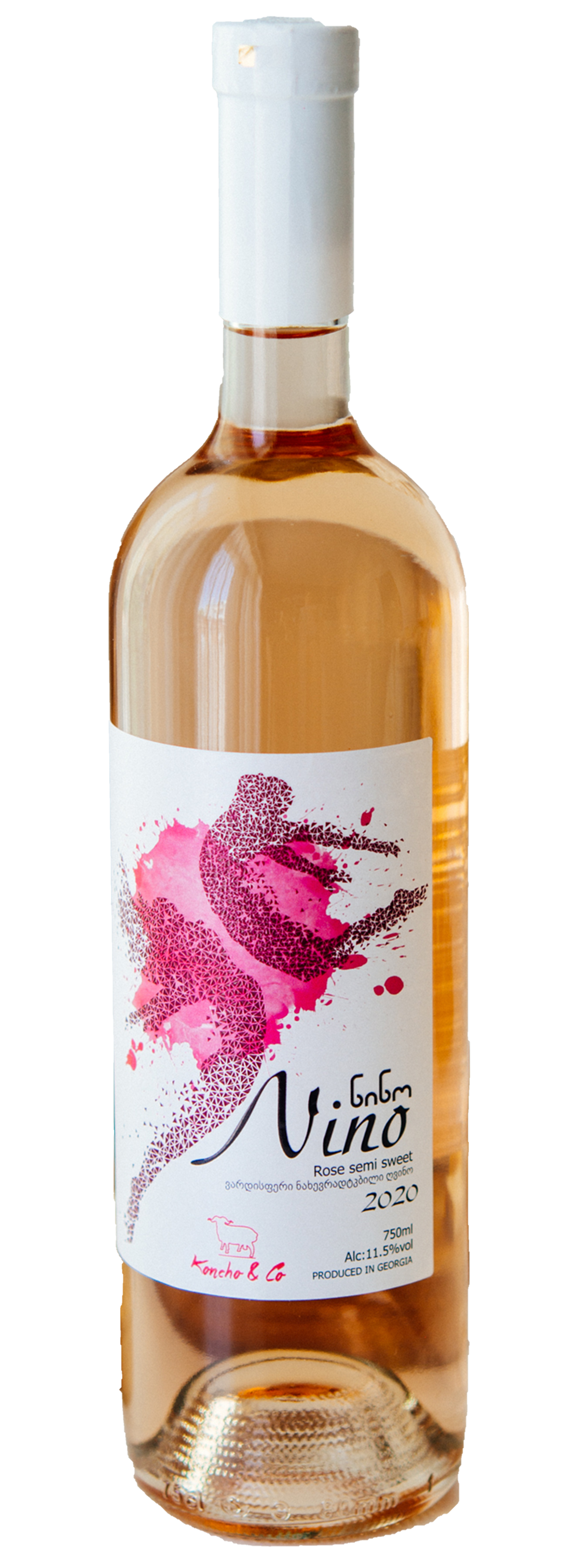 Qvevri Wine Georgia Koncho&Co Nino Rose 750ml