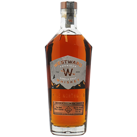Top Shelf Barrel Pick - Westward Cask Strength Single Barrel Whiskey 750ml
