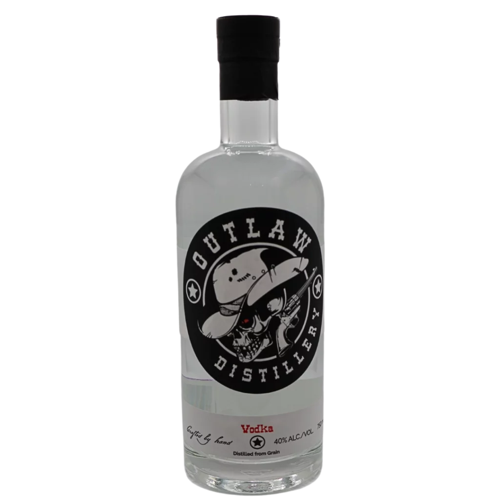 Outlaw Vodka 750ml glass bottle