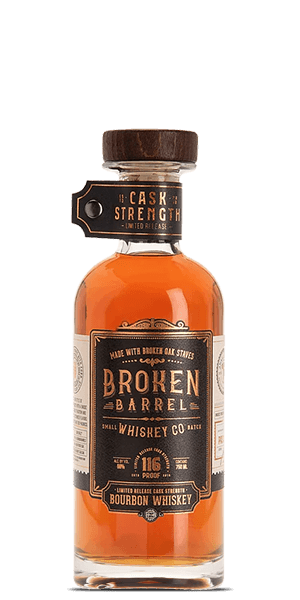 Flaviar - Broken Barrel  Limited Release Cask Strength Bourbon Whiskey Finish with Port Staves 116 Proof 750 ml