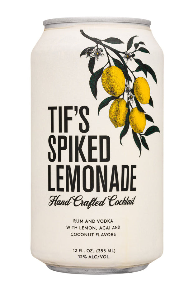 Tifs Spiked Lemonade Hand Crafted Cocktail (4 Pack) 355 ML