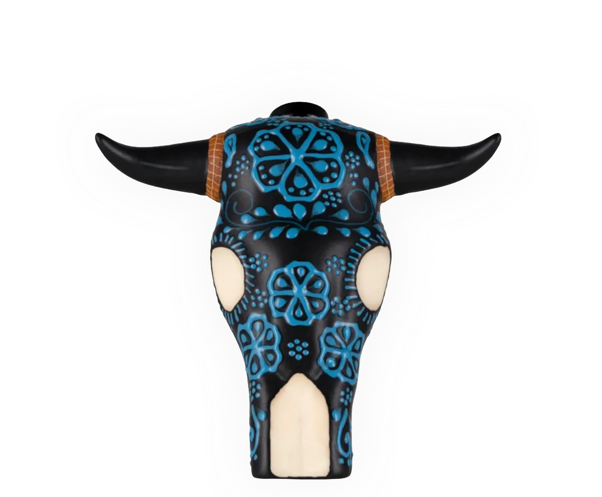 Azulejos Trophy Head Reposado Bottle #2 Black Blue 750 ml bottle