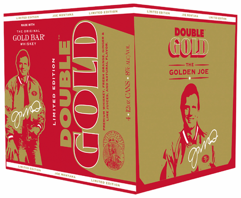 Gold Bar Double Gold whiskey cocktail 4 pack 355ml cans