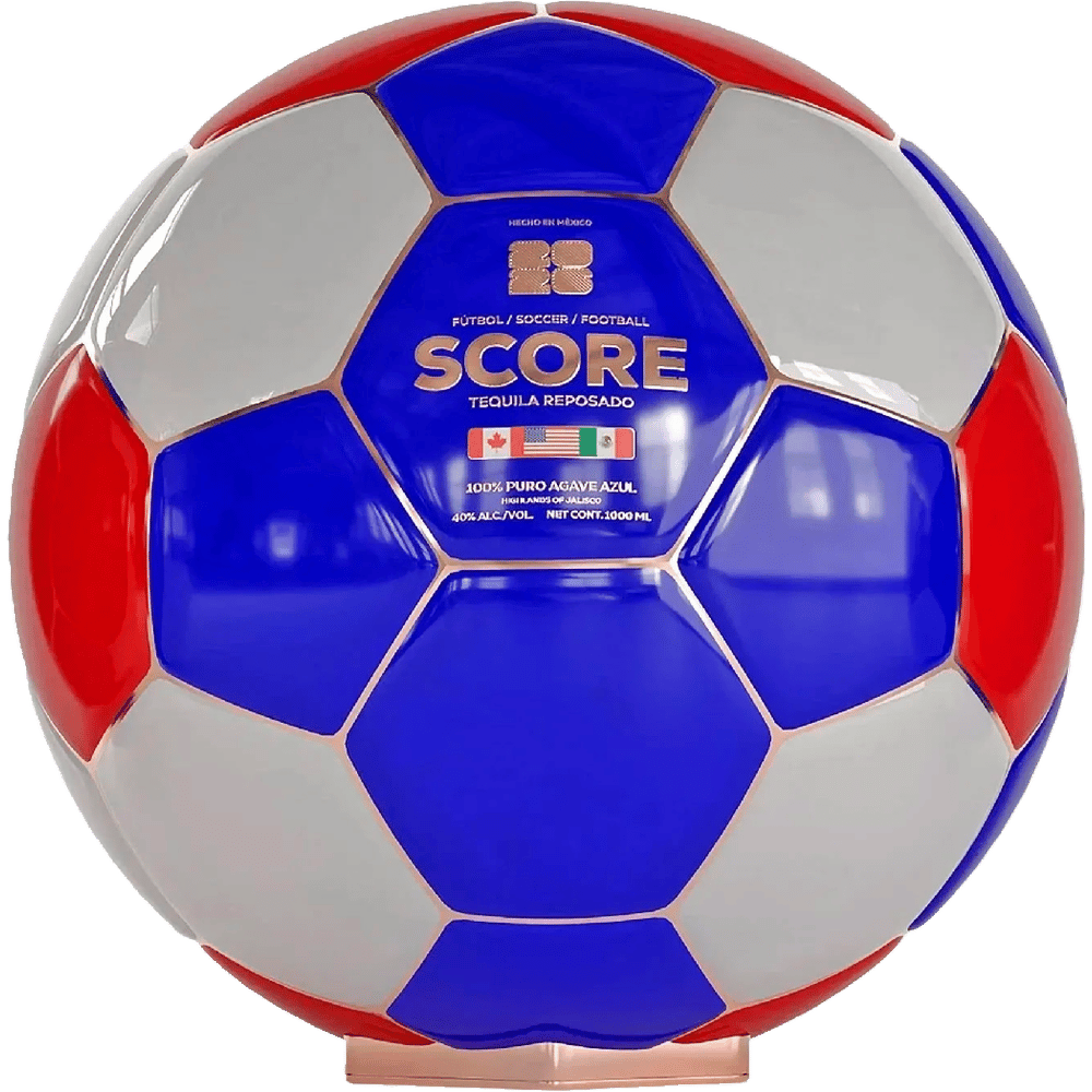 Score USA Reposado Tequila porcelain bottle