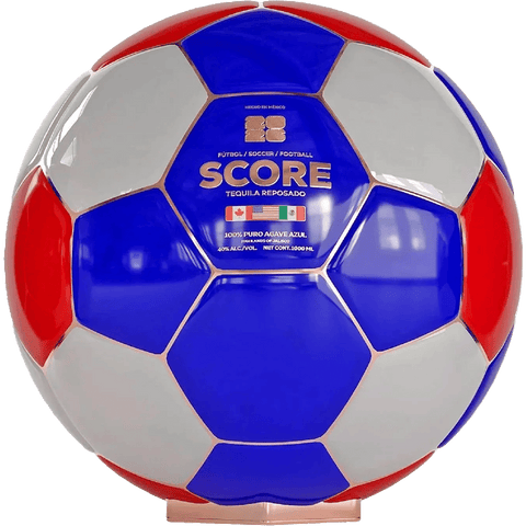 Score USA Reposado Tequila porcelain bottle