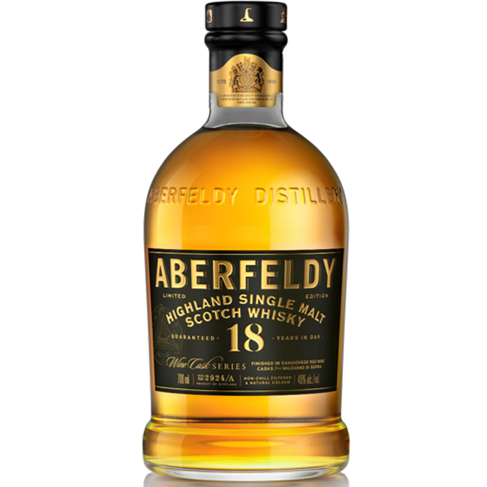 Aberfeldy Highland Single Malt Scotch Whiskey - 18 year - Wine Cask Series - Sangiovese 2026 750 ml