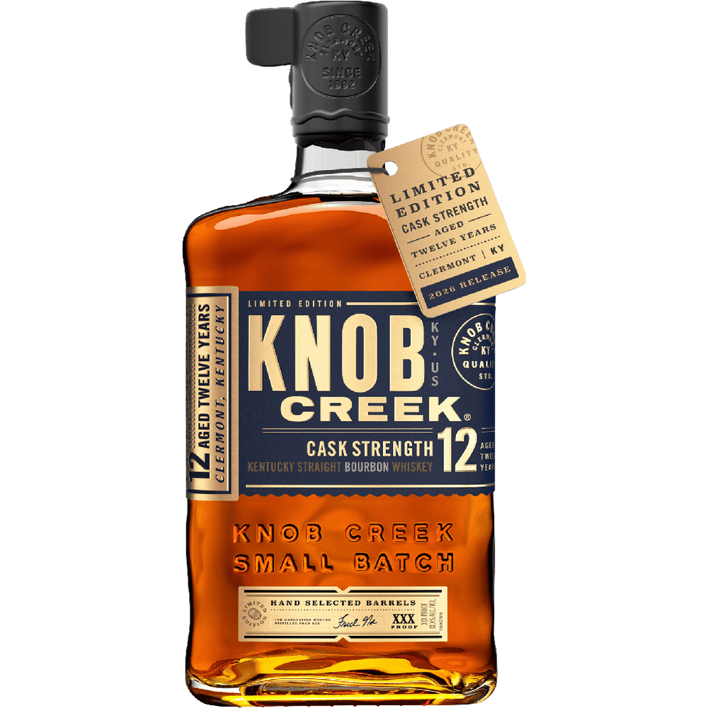 Knob Creek Cask Strength 12 year Bourbon Whiskey 750ml