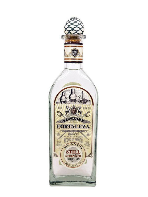 Fortaleza Blanco Still Strength Forty-Six Tequila bottle
