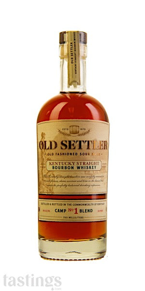 Old Settler Old Fashioned Sour Mash Kentucky Straight Camp no 1 Blend 750 ml