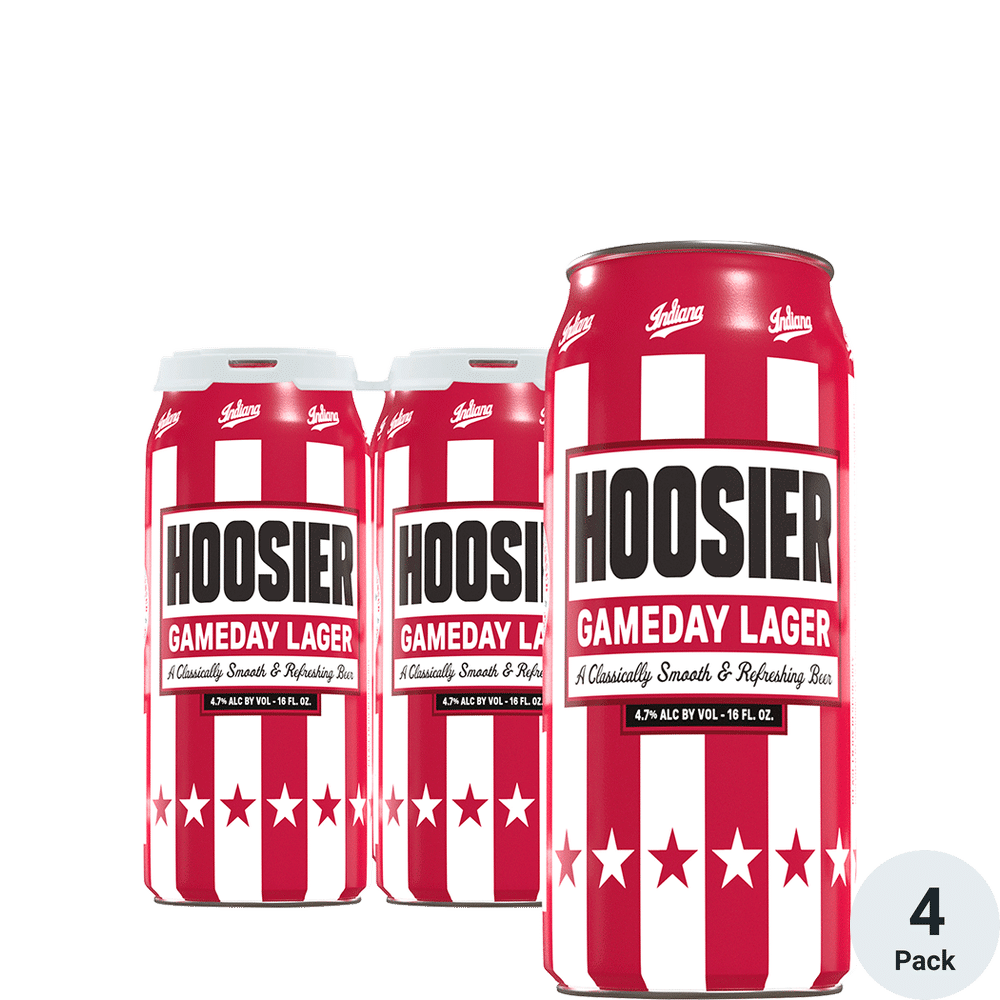 Indiana Hoosier Gameday Lager (4 pack) 473ml