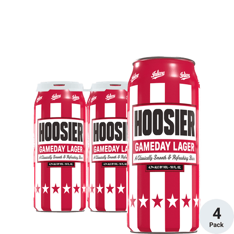 Indiana Hoosier Gameday Lager (4 pack) 473ml