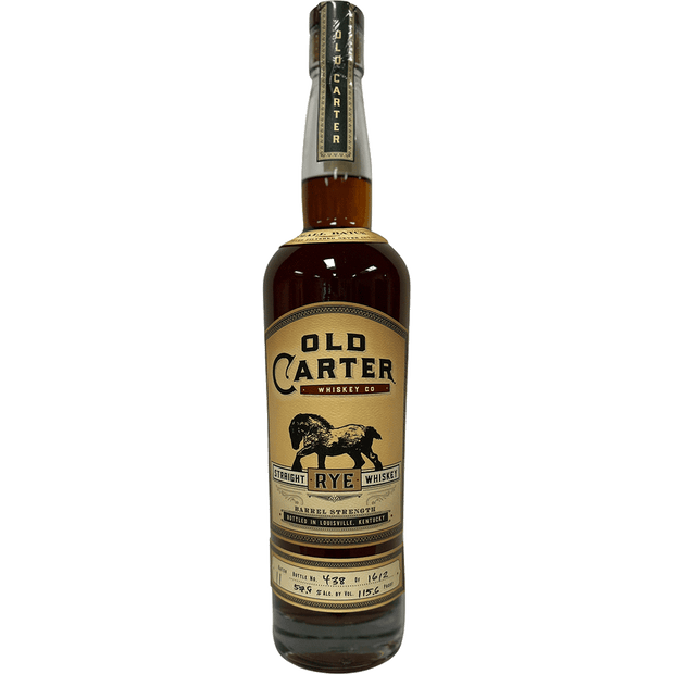 Old Carter Straight Rye Whiskey Batch #11 750 ml