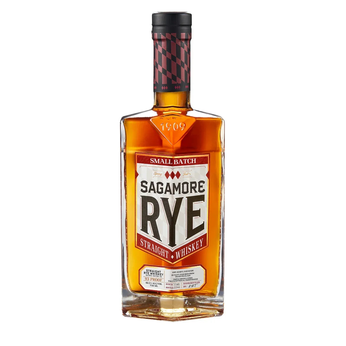 Sagamore Spirit Kitsap Whiskey Society Straight Rye 9 Year