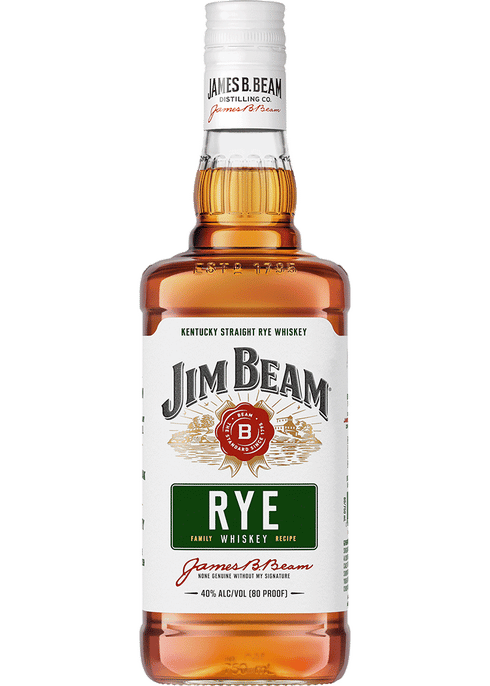 Jim Beam Rye 80 Proof 750ml