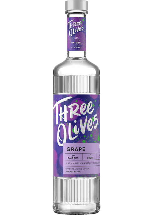 Three Olives Grape Vodka 750 ml