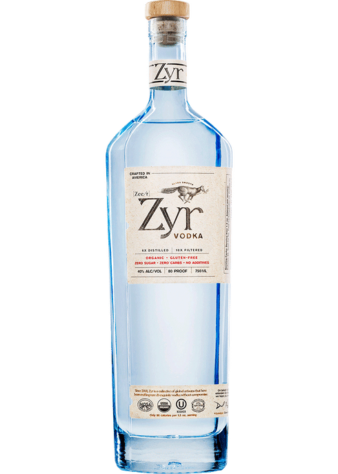 Zyr Organic Vodka 750ml