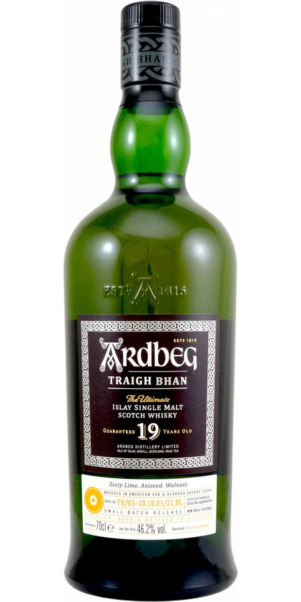 Ardbeg Batch #3 Traigh Bhan (Yellow circle) 19 year 750 ml