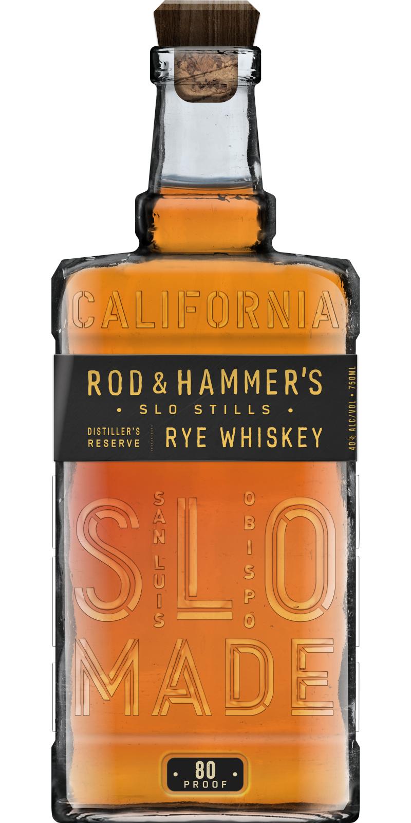 Rod and Hammers Rod and Hammers Slo Stills Single Barrel Cask Rye Straight Whiskey Tasters Club 113.6 Proof 750 ml