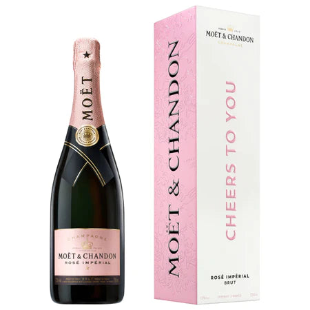 Moet & Chandon Rose Imperial "Cheers to You" 750ml