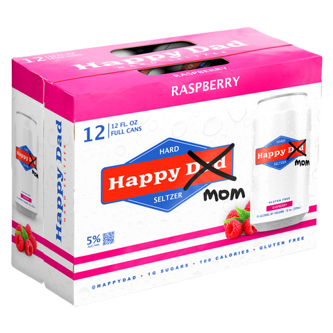 Happy Dad Raspberry (12 pack) 255ml