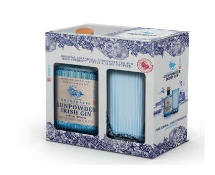 DrumShanbo Slow Distilled GunPowder Glass Gift  Pack 750 ml