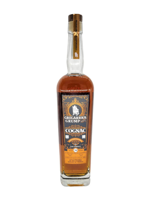 Gregarious Grump Spirits Gregarious Grump Cask Strength Unfiltered and Uncut Cognac 30 year 750 ml
