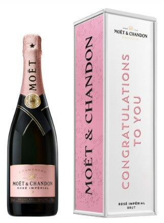 Moet & Chandon Rose Imperial Congratulations 750ml