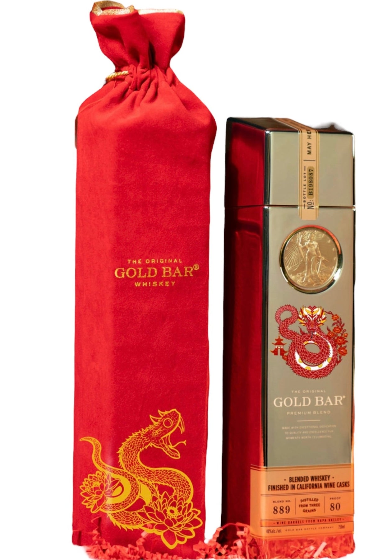 Gold Bar Lunar New Year Of The Snake 2025 750 ML