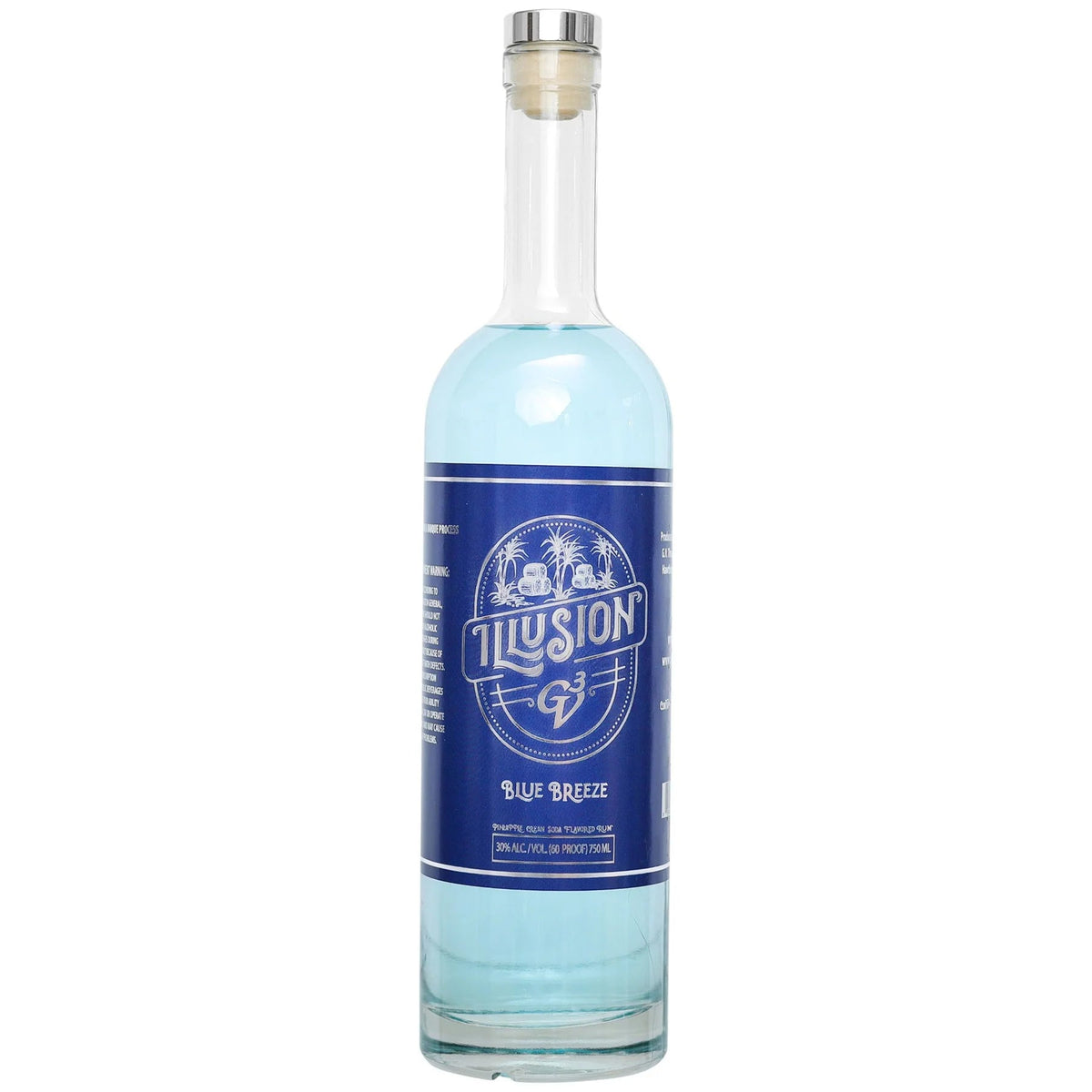 GV3 Luxury Spirits Illusion Blue Breeze 750ml