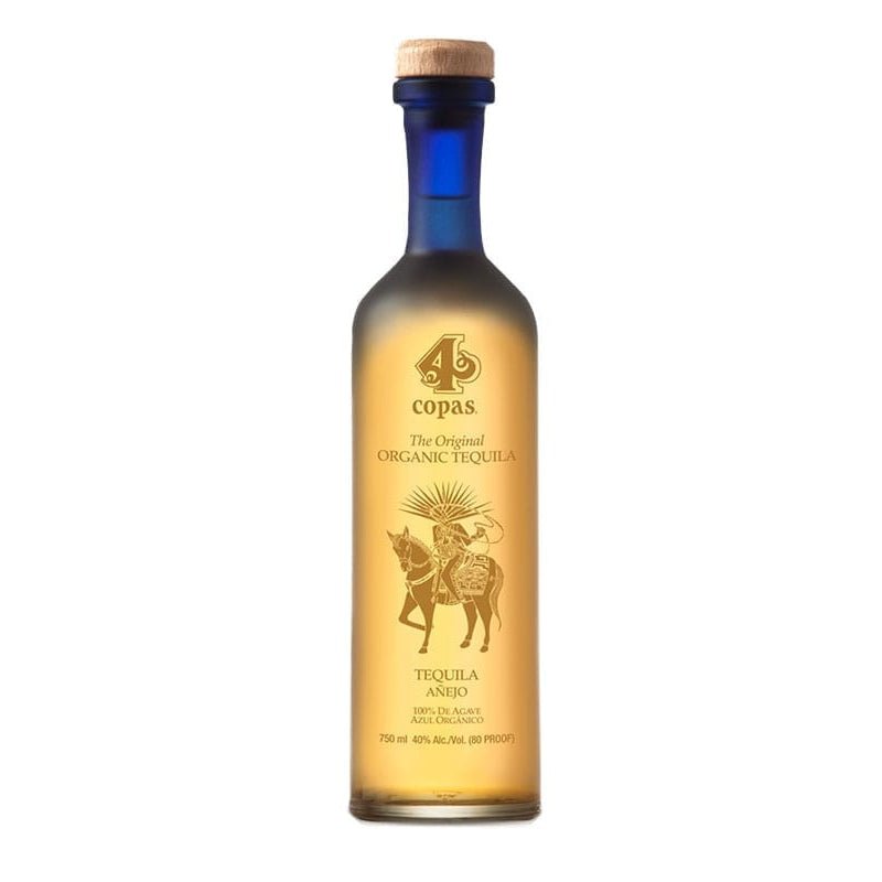 4 Copas Anejo The Original Organic Tequila 750ml