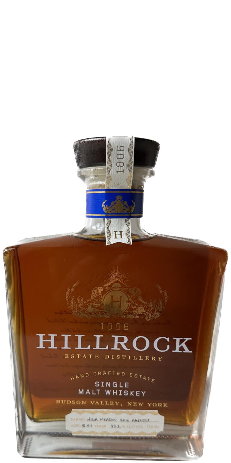 Hillrock Single Malt Barrel# High Meadow-2016 Harvest 750 ml