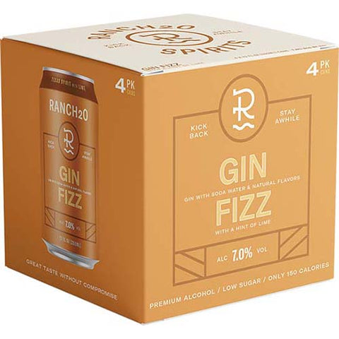 Ranch 20 Spirits Gin Fizz (4 pack) 355 ml