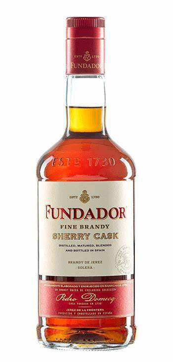 Fundador Sherry Cask Fine Brandy Solera Reserva 750 ml bottle