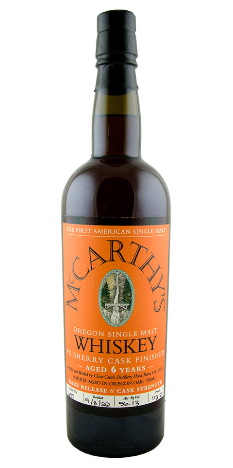 McCarthy's PX Sherry Cask Finished 6 year 750 ml