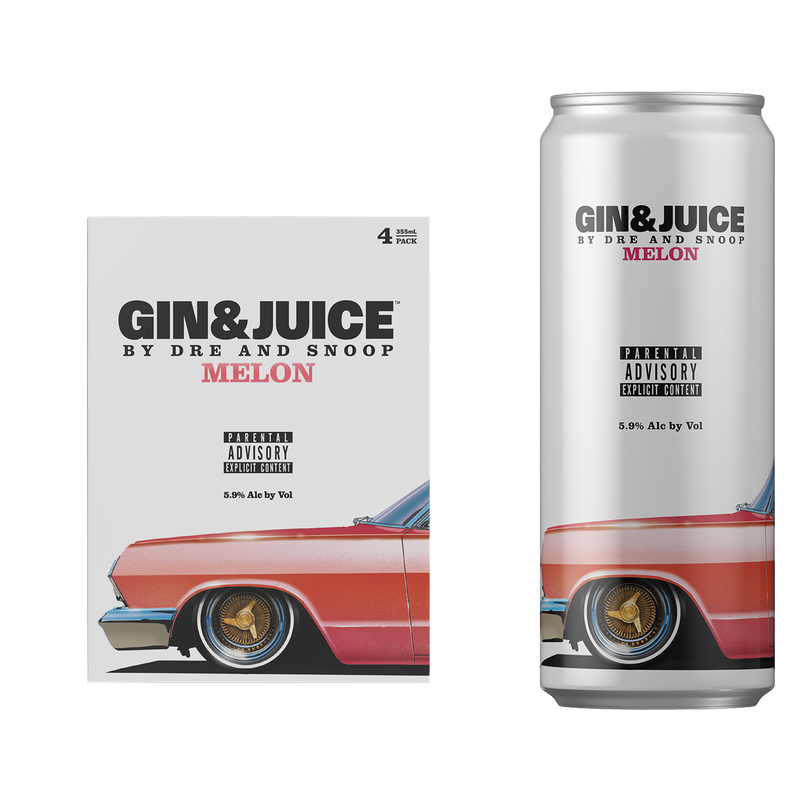 Gin and Juice Melon 4/355ml 355ml